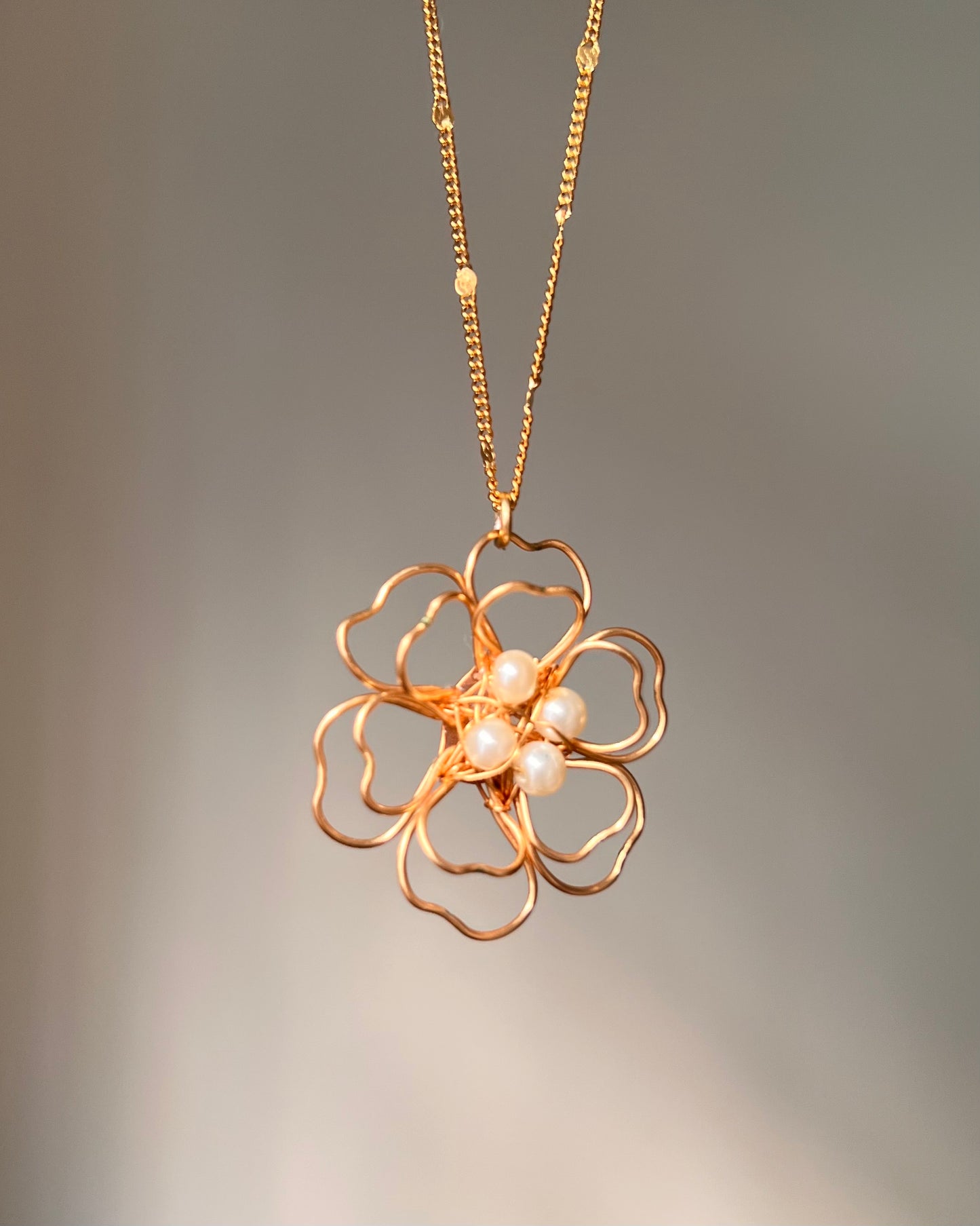 Collier Doble Flor