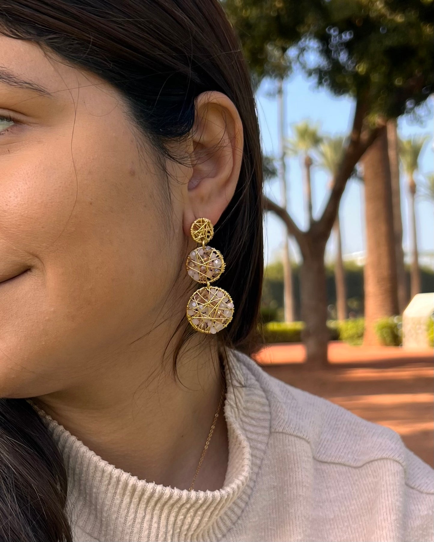 Boucles d'oreilles Salmón