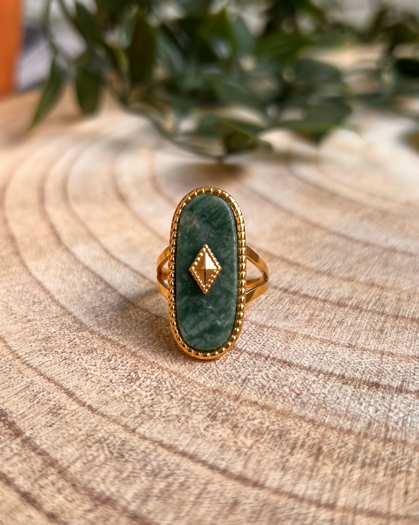 Bague Agata Verde